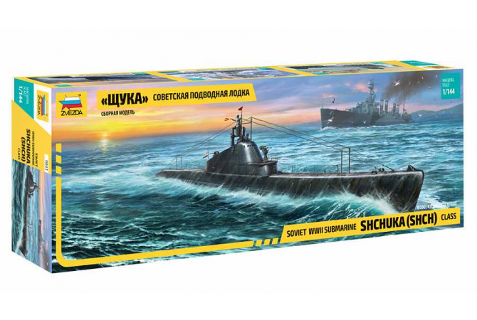 "Shchuka" Class Russian Submarine WWII (1:144) Zvezda 9041