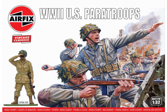 WWII U.S. Paratroops (1:32) Airfix A02711V