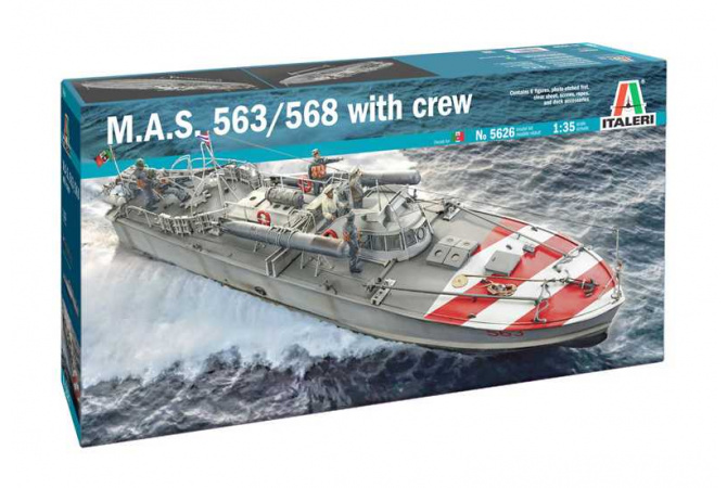 M.A.S. 563/568 with crew (1:35) Italeri 5626