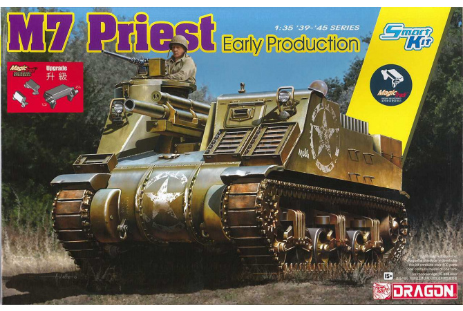M7 Priest Early Production w/Magic Track (1:35) Dragon 6817