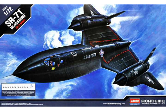 SR-71 BLACKBIRD (1:72) Academy 12448
