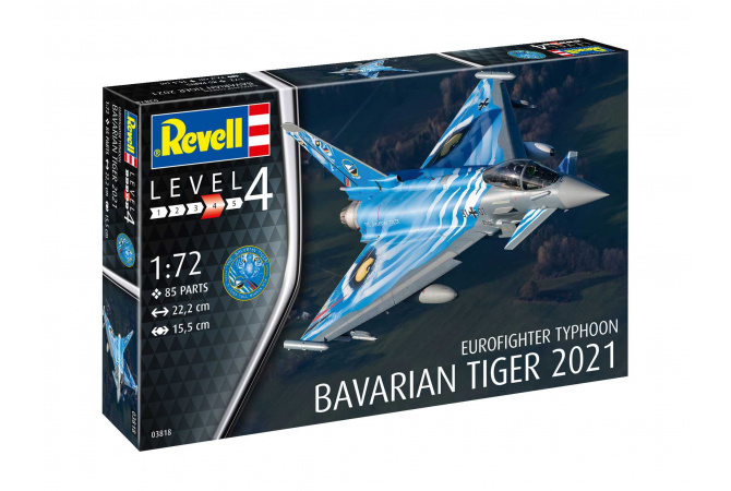 Eurofighter Typhoon "Bavarian Tiger 2021" (1:72) Revell 03818