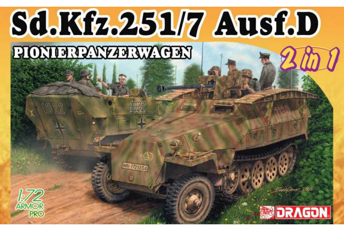 Sd.Kfz.251/7 Ausf.D Pionierpanzerwagen (1:72) Dragon 7605