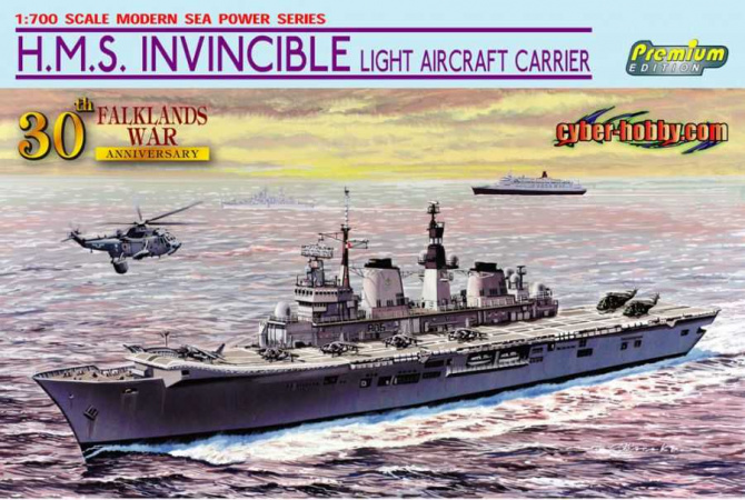 HMS INVINCIBLE (FALKLANDS WAR) (1:700) Dragon 7128