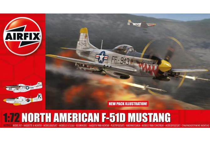 North American F-51D Mustang (1:72) Airfix A02047A