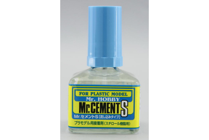 Mr.Cement S - Lepidlo na plast (špič.štětec) 40ml - Gunze Sangyo MC129