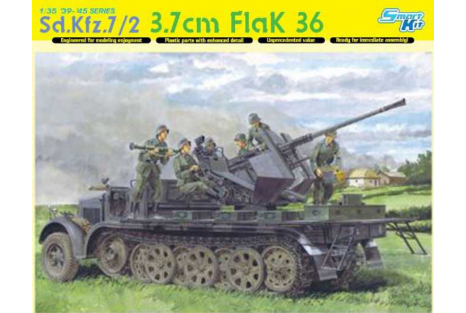 Sd. Kfz.7/2 3,7 cm FLAK 36 ( SMART KIT) (1:35) Dragon 6541