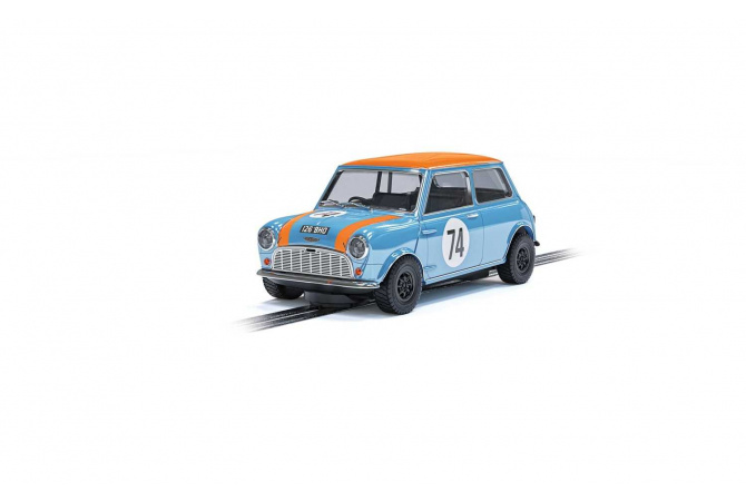 Autíčko Gulf SCALEXTRIC C4325 - Austin Mini Cooper S - Nick Riley & Gabriele Tarquini (1:32)(1:32) Scalextric C4325