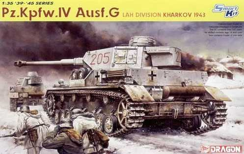 Pz.Kpfw.IV Ausf.G LAH DIVISION (KHARKOV 1943) (SMART KIT) (1:35) Dragon 6363