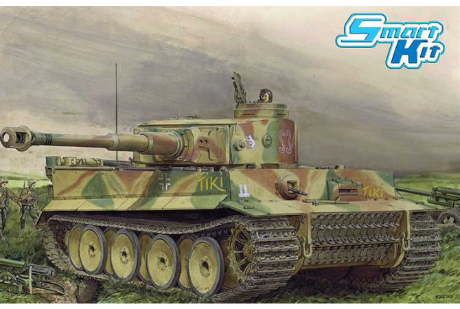 Tiger I Early Production "TiKi" Das Reich Division (Battle of Kharkov) (SMART KIT)(1:35) Dragon 6885