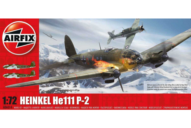 Heinkel HEIII P2 (1:72) - nová forma(1:72) Airfix A06014