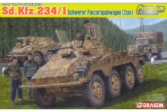 Sd.Kfz.234/1 schwerer Panzerspähwagen (2cm) (1:35) Dragon 6879