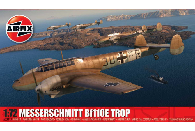 Messerschmitt Bf110E/E-2 TROP (1:72) Airfix A03081A