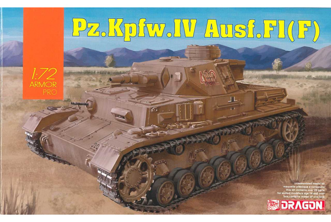Pz.Kpfw.IV Ausf.F1(F) (1:72) Dragon 7560