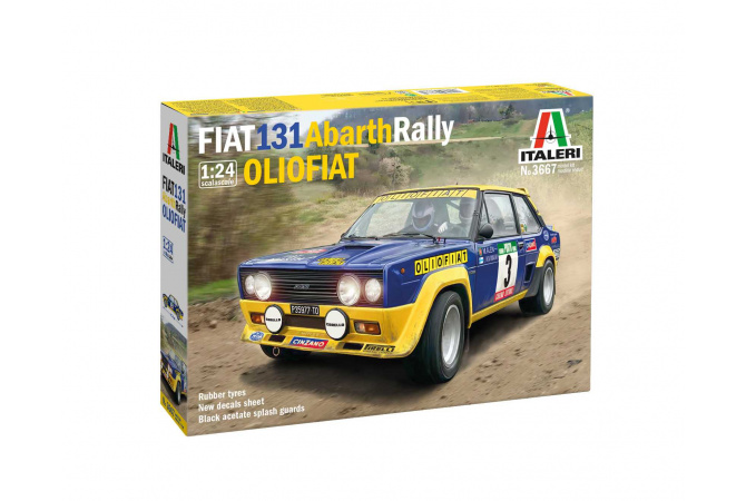 FIAT 131 Abarth Rally OLIO FIAT (1:24) Italeri 3667