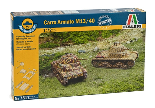 Carro Armato M13/40 (1:72) Italeri 7517