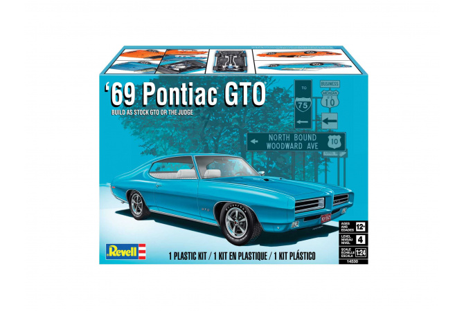 69 Pontiac GTO "The Judge" 2N1 (1:24) Monogram 4530