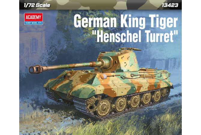 German King Tiger "Henschel Turret" (1:72) Academy 13423
