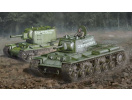 KV1 / KV2 (tank driver INCLUDED) (1:56) Italeri 15763 - Obrázek