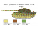 Model Kit tank 15765 -Sd. Kfr. 182 Tiger ll (1:56)(1:56) Italeri 15765 - Barvy
