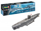 German Submarine Type IXC U67/U154 (1:72) Revell 05166 - Obrázek