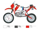BMW 1000 Dakar 1985 (1:9) Italeri 4641 - Barvy