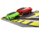 Autodráha MICRO SCALEXTRIC G1178M - Super Speed Race Set - Lamborghini vs Porsche (Battery Powered) (1:64)(1:64) Scalextric G1178M - Obrázek