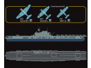 USS Yorktown CV-5 "Battle of Midway" (1:700) Academy 14229 - Obrázek