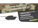 German Sd.kfz.173 Jagdpanther Ausf.G1 (1:35) Academy 13539 - Obrázek