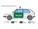 VW Golf "POLIZEI" (1:24) Italeri 3666 - Obrázek